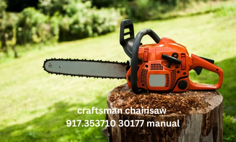 Craftsman Chainsaw 917.353710 30177 Manual