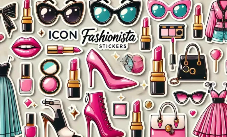 Icon Fashionista Stickers No Blur